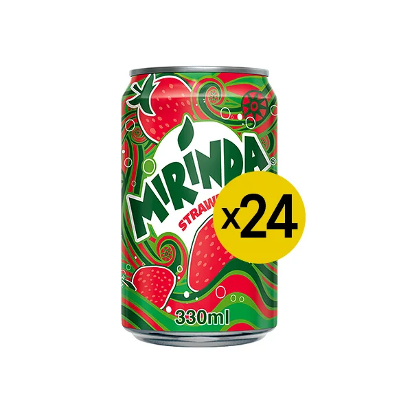 Mirinda Strawberry Can 330ml x24
