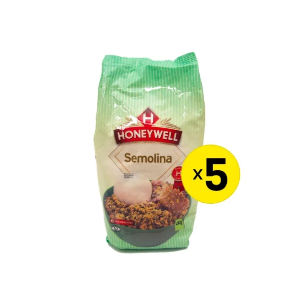 Honeywell Semolina 2kg x 5