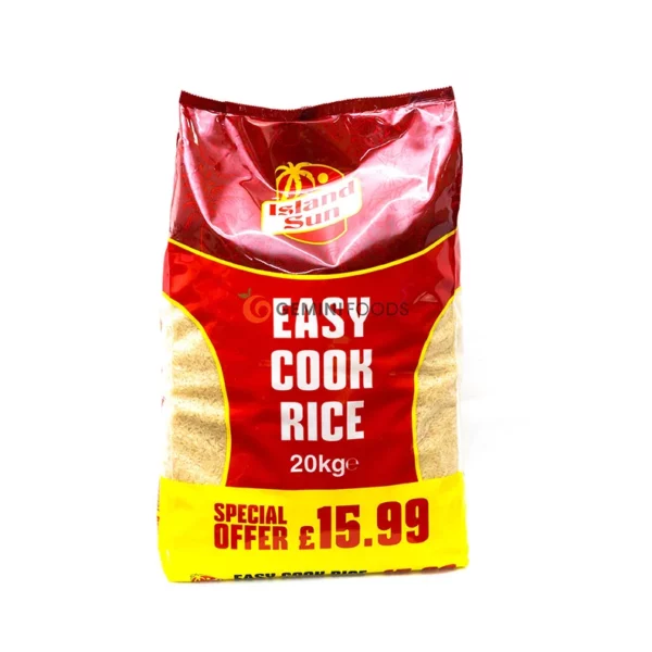 Island Sun Easy Cook Rice 20kg