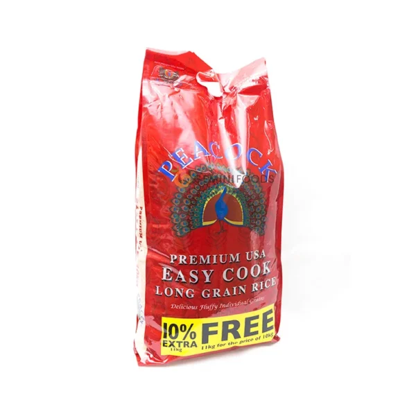 Peacock Easy Cook Long Grain Rice 10kg