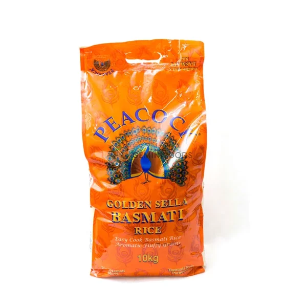 Peacock Golden Sella Basmati Rice 10kg